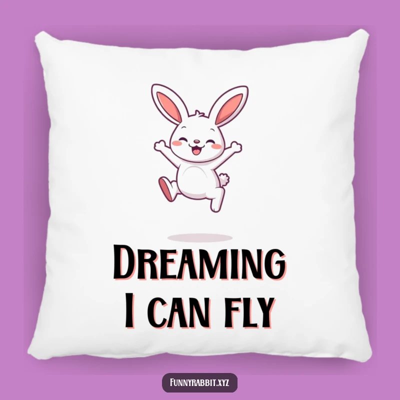 Funny Rabbit Bouncing Pillow, Soft Cartoon Comfort for Cozy Spaces