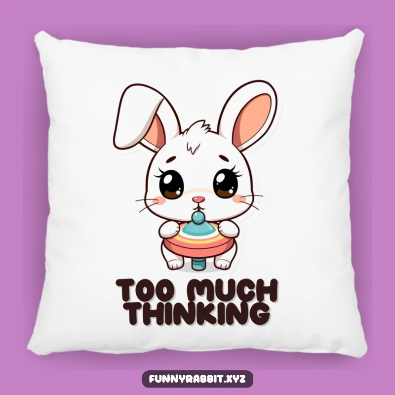 Comfy Funny Surprised Rabbit Pillow: Add Humor to Your Decor
