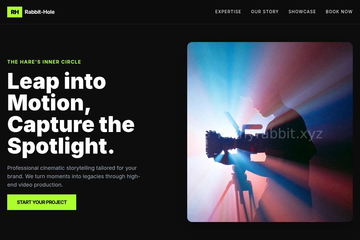 Rabbit-Hole Video Production