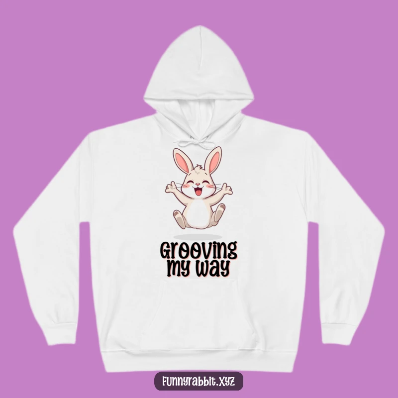 Cozy Funny Dancing Rabbit Hoodie: Warmth and Whimsy for Your Moves
