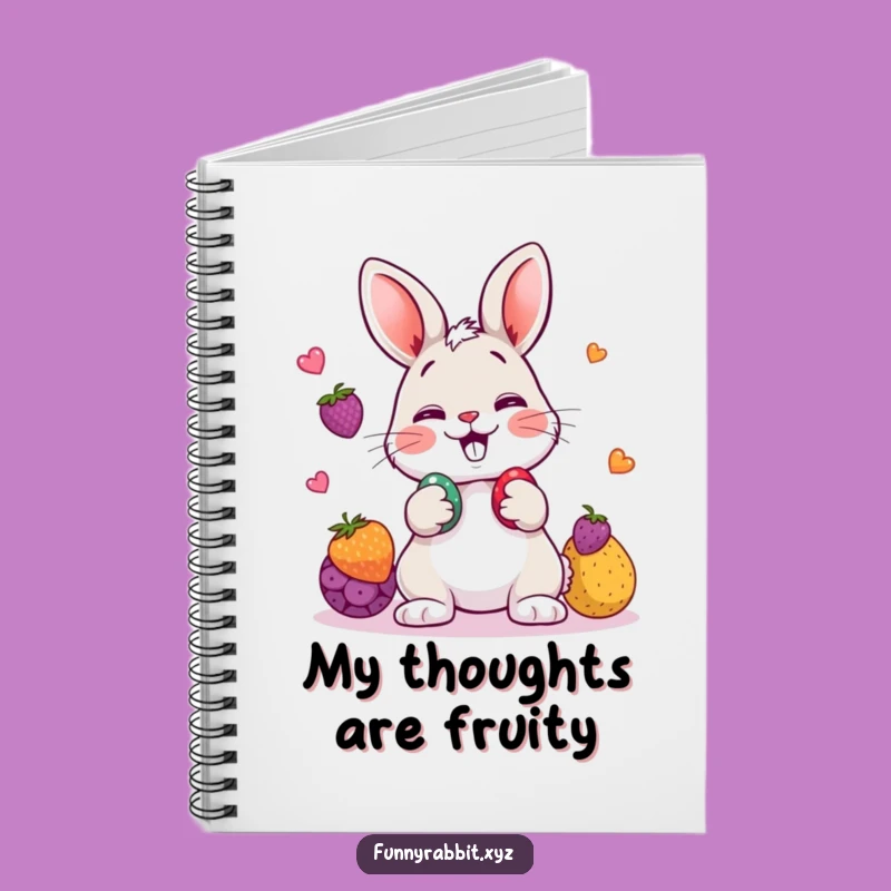 Funny Rabbit Juggling Notebook, Cartoon Pages for Playful Ideas
