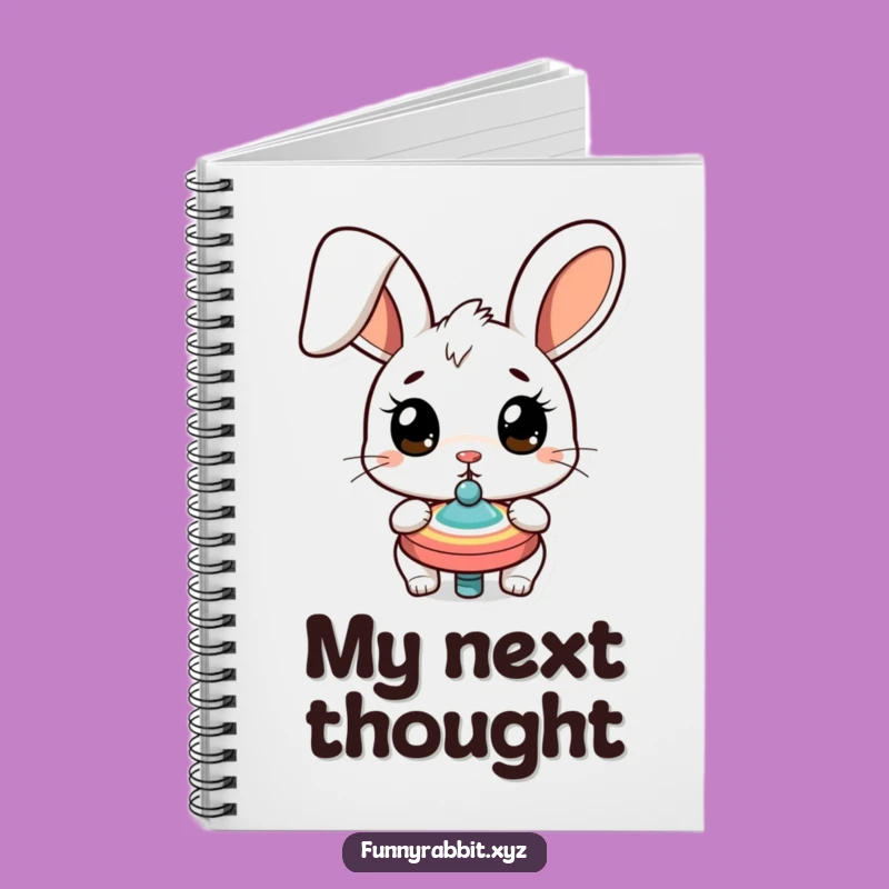 Funny Surprised Rabbit Notebook: Jot Down Ideas with a Giggle